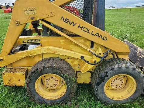 new holland l445 skid steer buckets|new holland l445 engine.